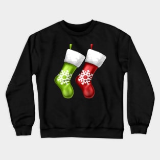 Socks On Fireplace Stockings On Chimney Christmas Crewneck Sweatshirt